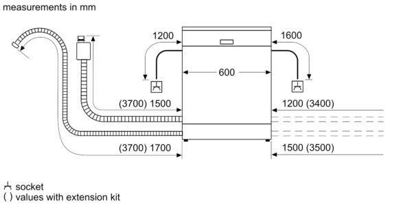 SIEMENS iQ300 BUILT-IN 60cm DISHWASHER WITH varioHinge - Image 11