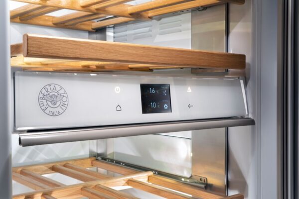 BERTAZZONI Master Series 45cm BUILT-IN COLUMN WINE CABINET - LH - S/S - Image 4