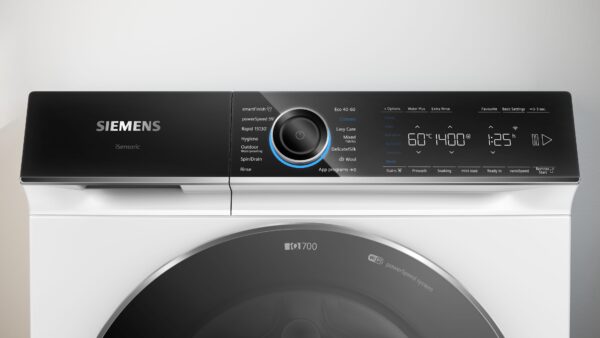 SIEMENS iQ700 FREESTANDING 9kg WASHING MACHINE - 1400rpm - Image 2