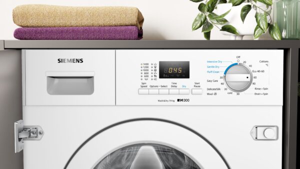SIEMENS iQ300 1400rpm BUILT-IN WASHER DRYER 7/4kg - Image 2