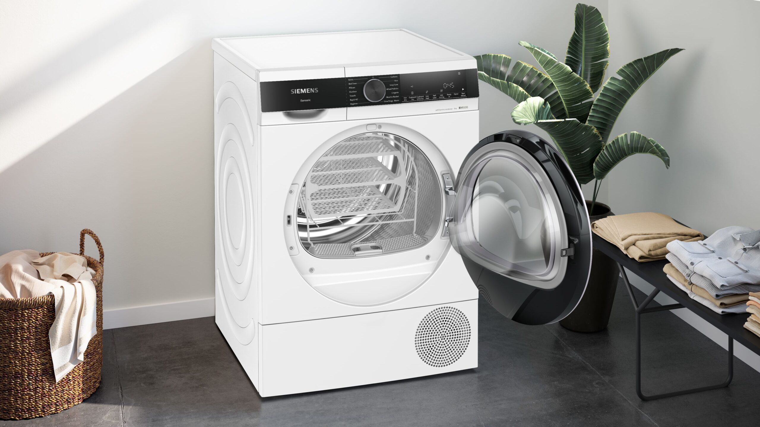 SIEMENS iQ500 9kg HEAT PUMP TUMBLE DRYER - Image 3