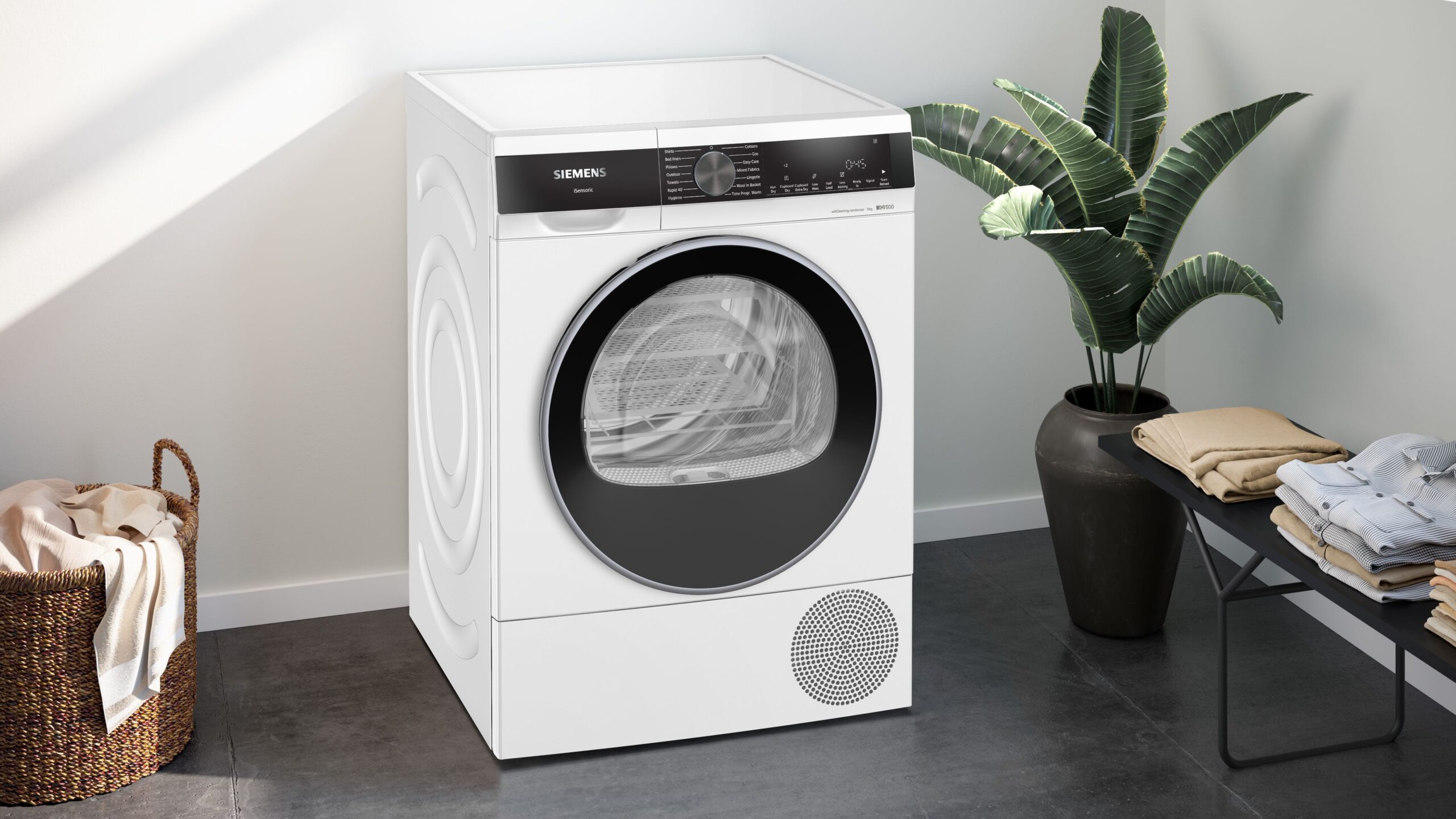 SIEMENS iQ500 9kg HEAT PUMP TUMBLE DRYER - Image 4